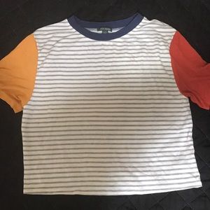 Striped Color Block Top